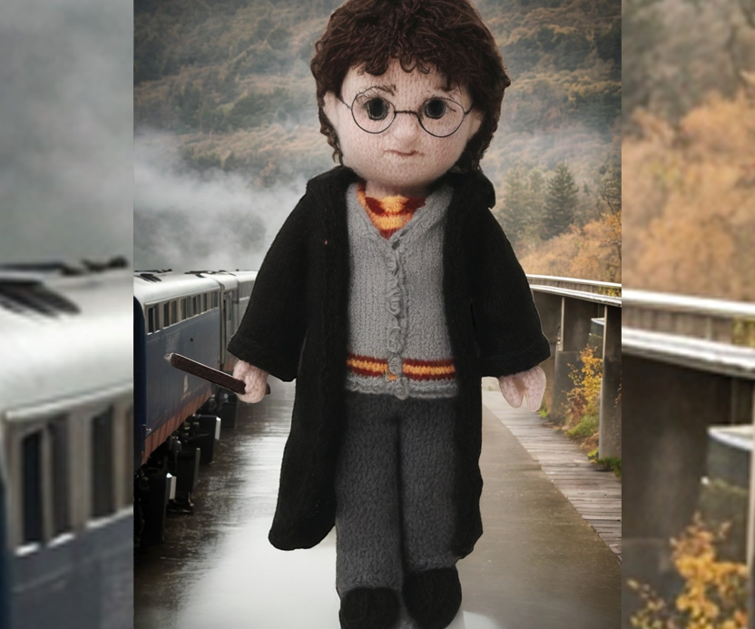 Harry potter knitted doll on sale