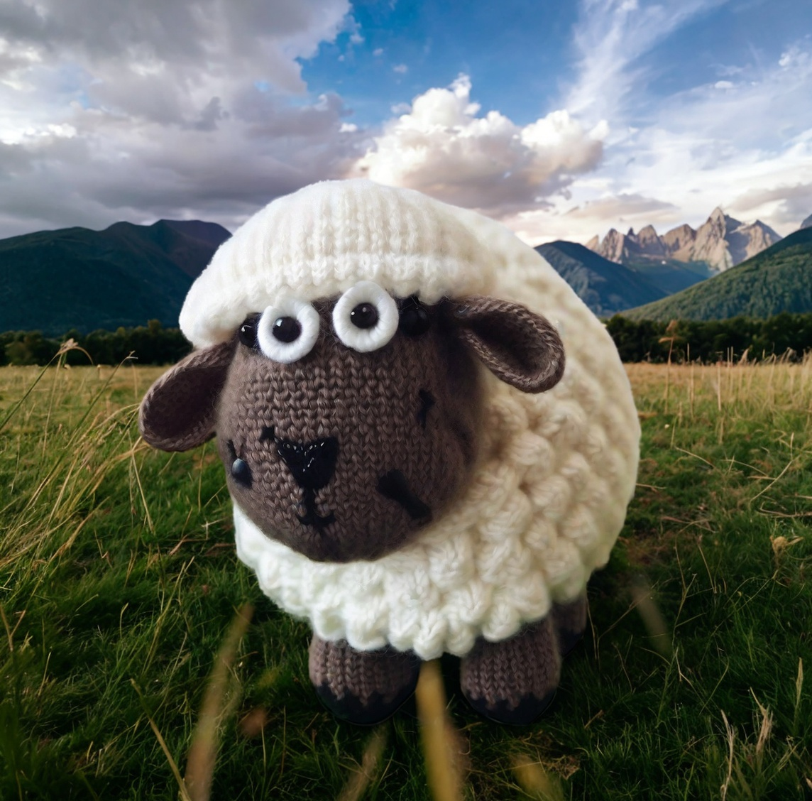 Shaun The Sheep Knitting Pattern