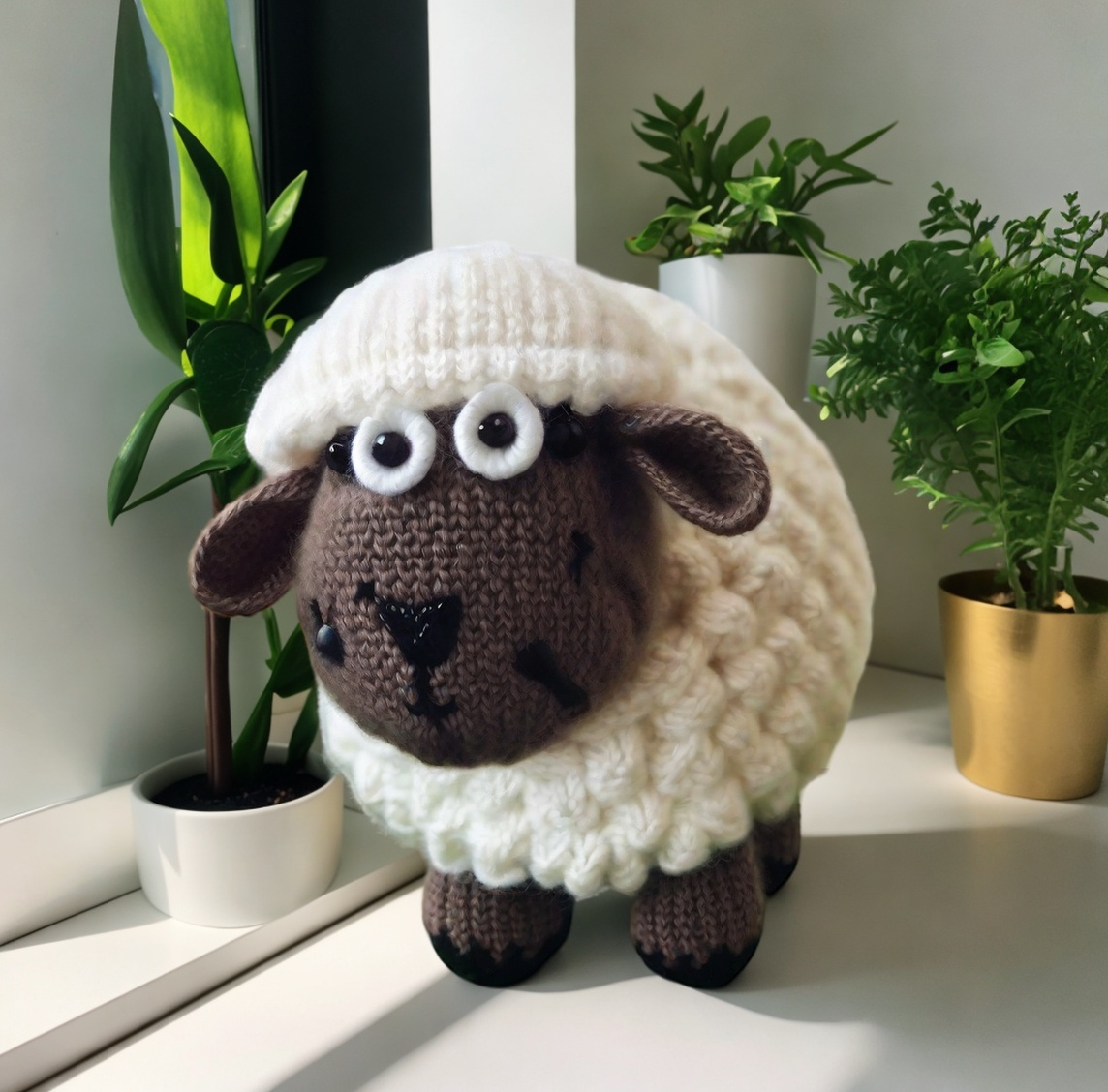 Shaun The Sheep Knitting Pattern