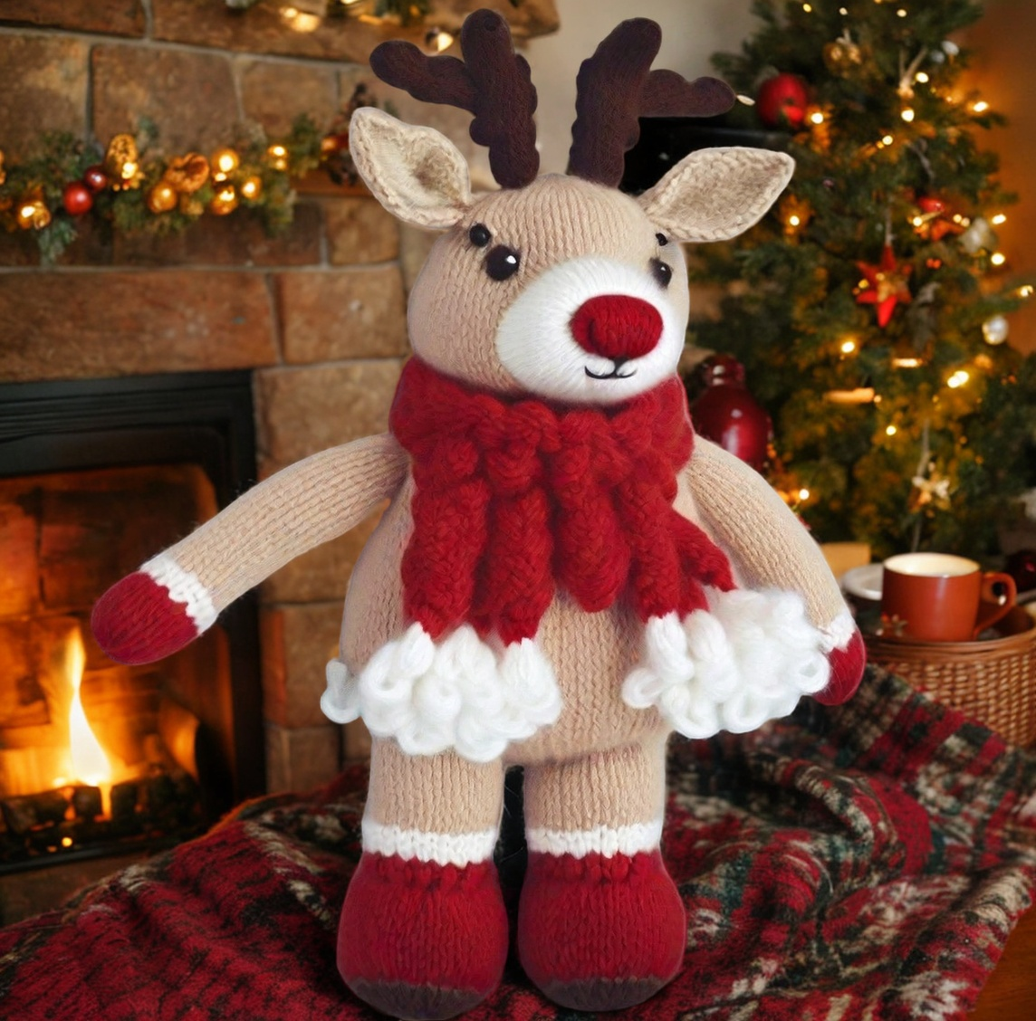 Christmas Reindeer Knitting Pattern Christmas Reindeer Knitting Pattern