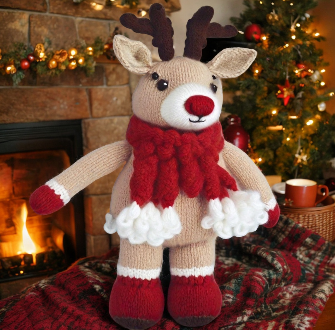 Christmas Reindeer Knitting Pattern – My Lovely Knitting Patterns