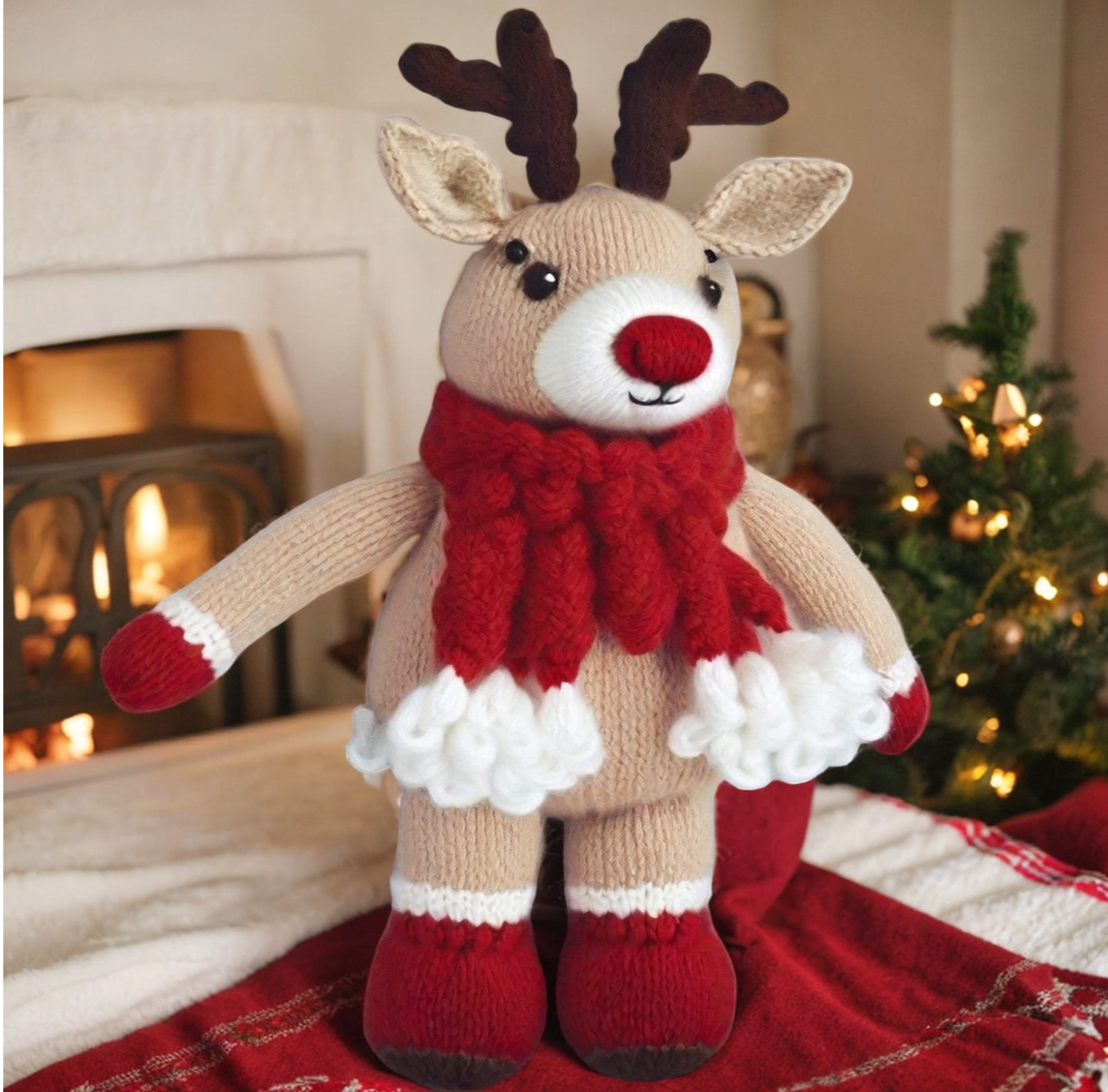 Christmas Reindeer Knitting Pattern