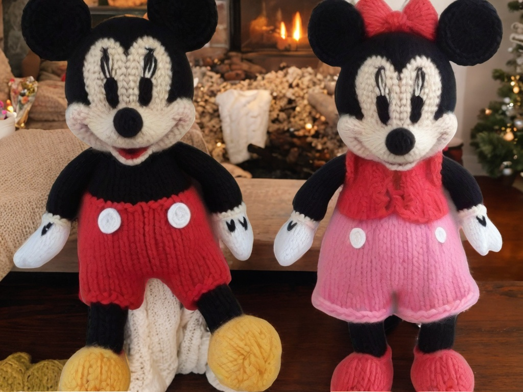 Mickey Minnie Knitting Pattern My Lovely Knitting Patterns mickey-minnie-knitting-pattern-my-lovely-knitting-patterns