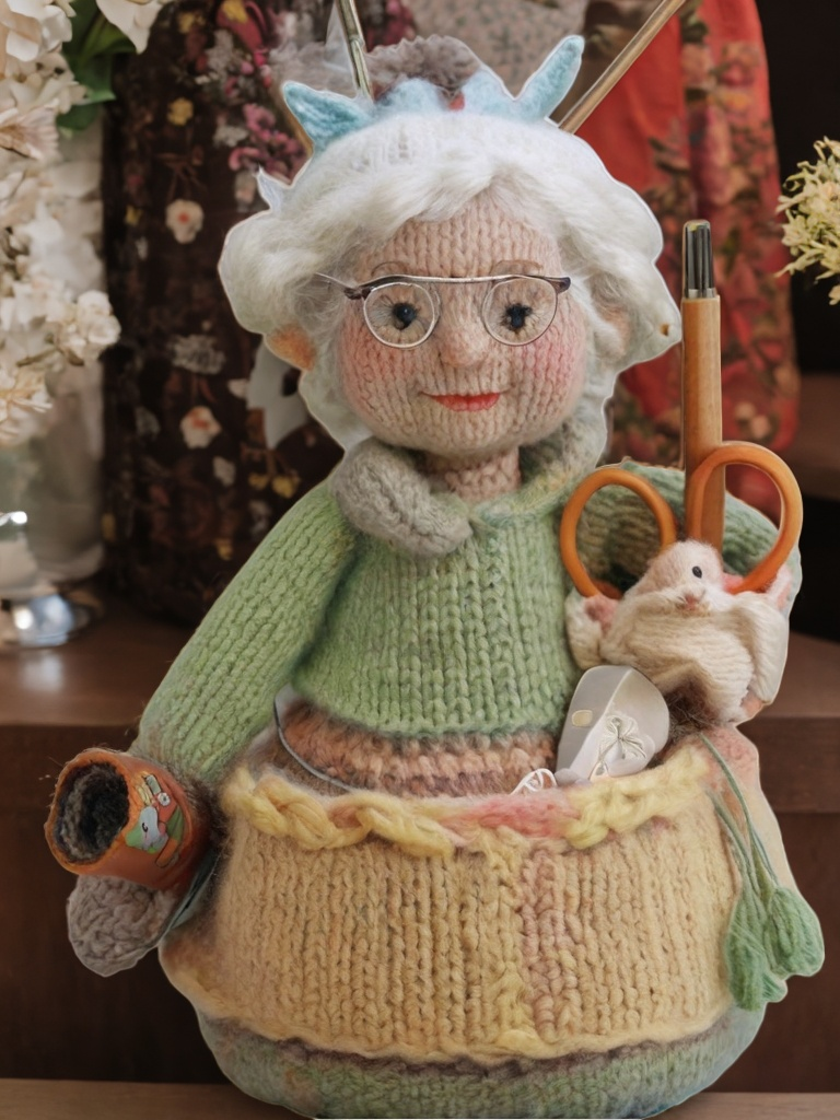 Granny Crafty Shelf Sitter Tidy