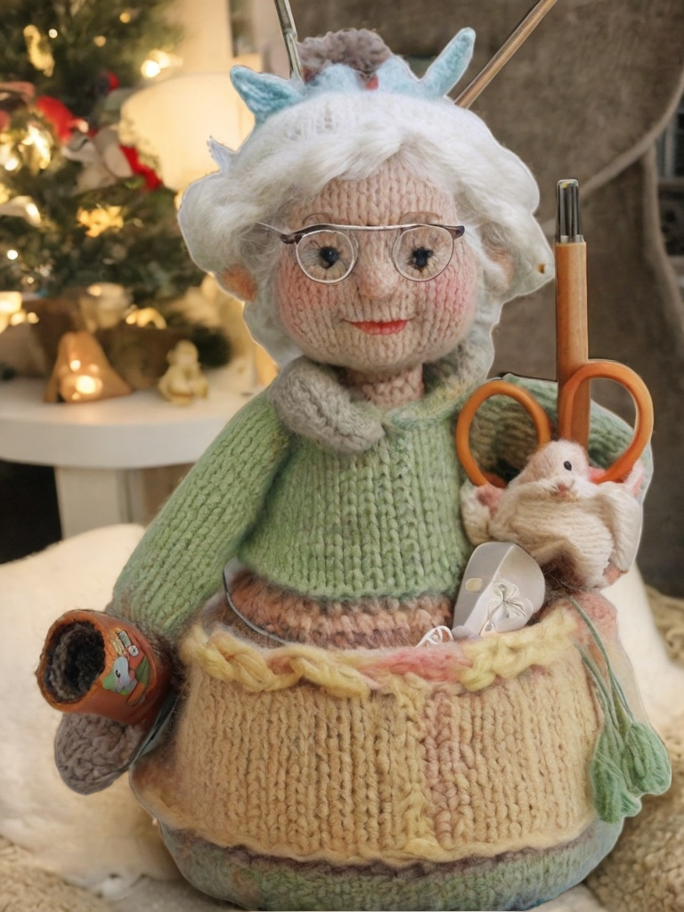 Granny Crafty Shelf Sitter Tidy