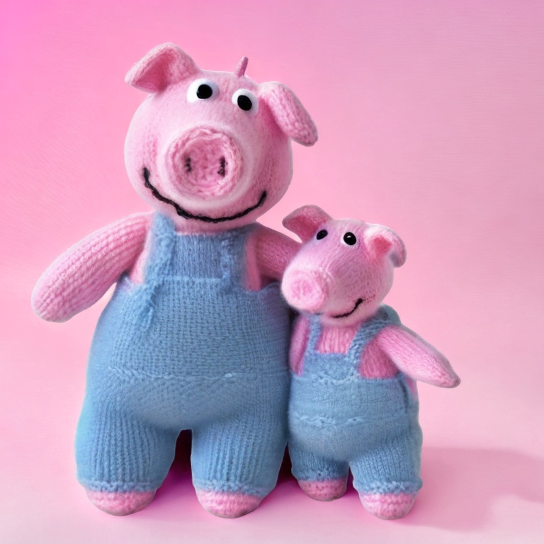 Peppa Pig Knitting Pattern