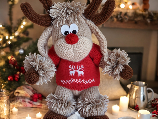 Reindeer Knitting Pattern