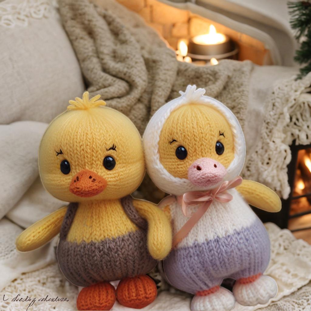 Knitting Machine Duck Pattern Ducks Knitting Pattern – My Lovely Knitting Patterns