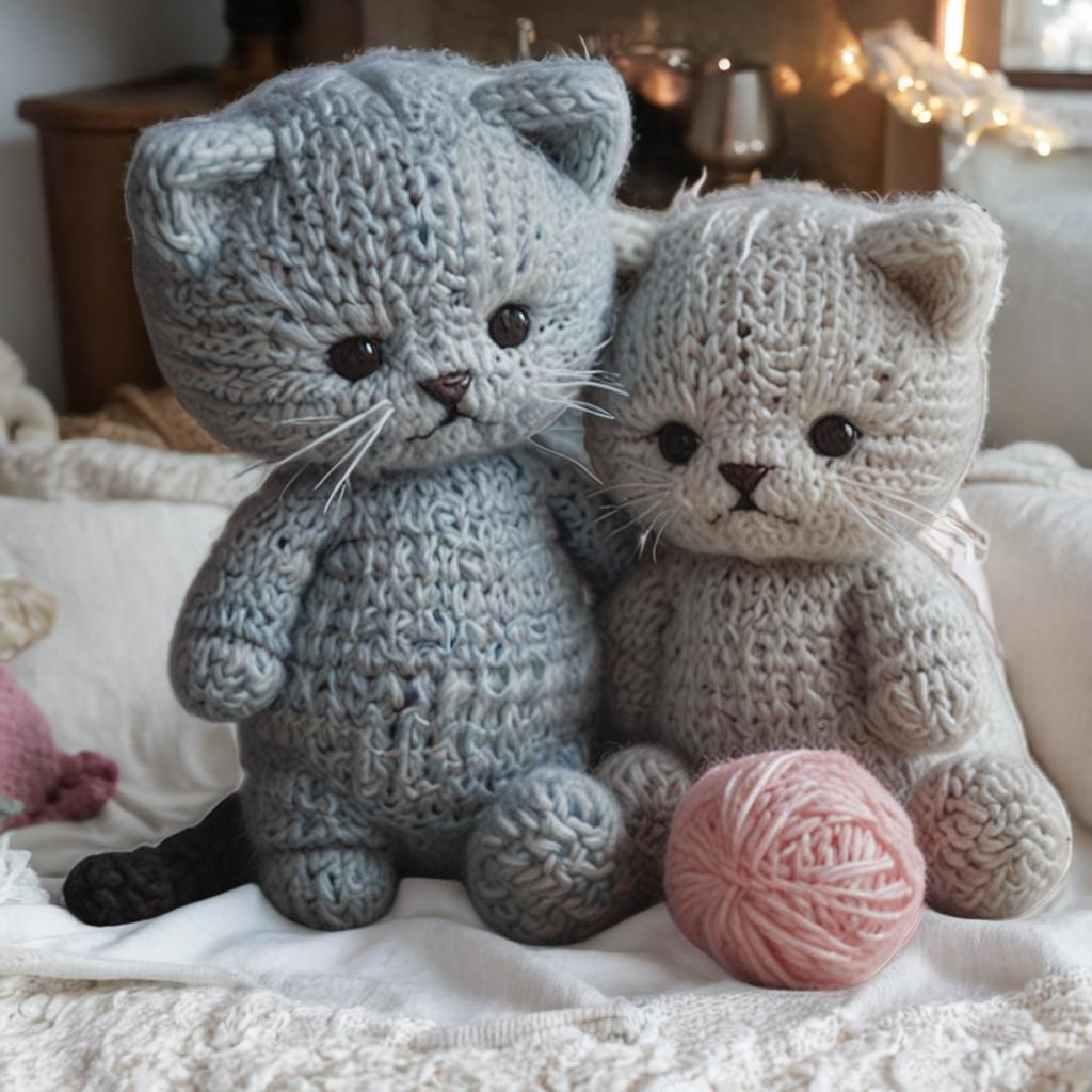 Handmade Kittens Kitten Knitting Pattern – My Lovely Knitting Patterns