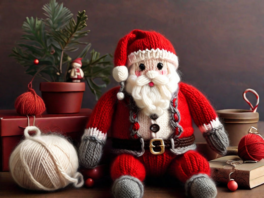 Santa Knitting Pattern - A Perfect Holiday Gift