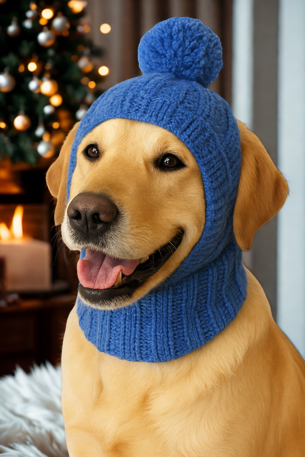 Dog Winter Hat Knitting Pattern