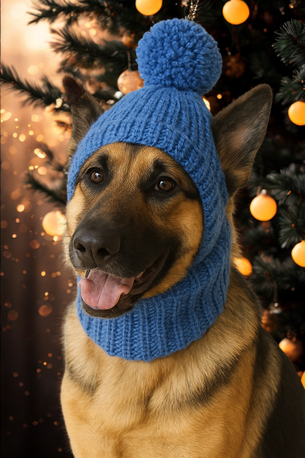 Dog Winter Hat Knitting Pattern